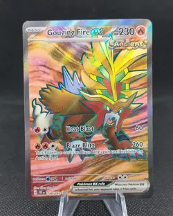 Pokemon TCG - Gouging Fire ex - 188/162 Temporal Forces - Full Art Secret Rare - Image 1