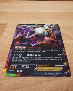Darkrai EX 88/113 Pokemon Legendary Treasures Ultra Rare Holo LP - Image 3