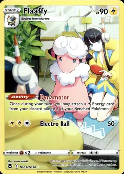 Flaaffy TG03/TG30 Silver Tempest Trainer Gallery Ultra Rare NM Pokemon TCG - Image 1