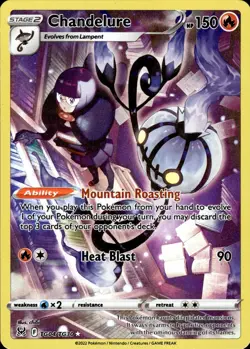 Chandelure TG04/TG30 Lost Origin Trainer Gallery Ultra Rare NM Pokemon TCG - Image 1