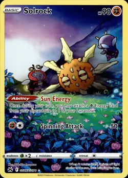 Solrock GG15/GG70 Crown Zenith Galarian Gallery Ultra Rare NM Pokemon TCG - Image 1