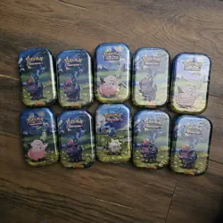 10x Pokemon TCG Ascended Heroes Mini Tins Sealed - Image 1