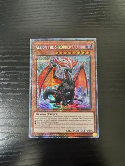 Albion The Shrouded Dragon Starlight Rare RA05-EN019 NM Yugioh 1st Edition - Image 1