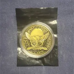 Konami Yu-Gi-Oh Guardian Angel Joan Rare Gold Coin - Image 1