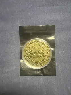 Konami Yu-Gi-Oh Guardian Angel Joan Rare Gold Coin - Image 2