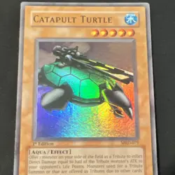 2002 YU-GI-OH! METAL RAIDERS MRD-075 CATAPULT TURTLE- 1st Ed - Image 1