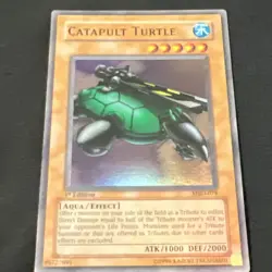 2002 YU-GI-OH! METAL RAIDERS MRD-075 CATAPULT TURTLE- 1st Ed - Image 3