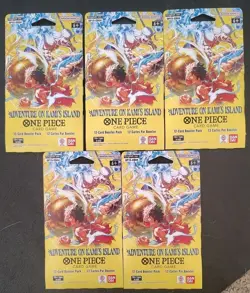 One Piece OP15 Adventure On Kami’s Island Sleeved Booster Pack (Lot of 5) SP 🔥 - Image 1