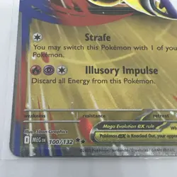 100/132 Mega Latias EX Holo Pokemon TCG Mega Evolution - Image 3