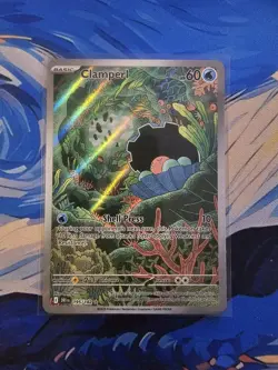 Pokemon TCG Clamperl 195/182 Sv10: Destined Rivals Holo Illustration Rare - Image 1