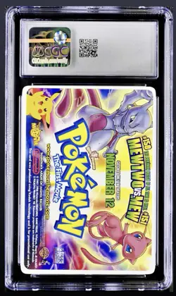 Pokemon The First Movie 1999 Pikachu Lenticular #3 Nintendo VHS CGC 8.5 NM+ RARE - Image 2