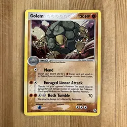 Pokemon TCG - Golem 6/92 Holo Rare - EX Legend Maker - MP - Image 1
