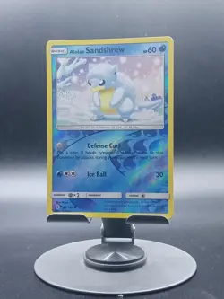 Alolan Sandshrew 19/145 Common Guardians Rising Pokemon Reverse Holo Near Mint - Image 1