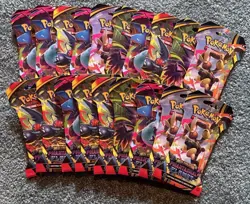 LOT of 19 - Pokemon TCG Mega Evolution: Phantasmal Flames Sleeved Booster Packs - Image 1