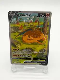 Pokemon TCG Charizard v SWSH260 Black Star Promo NM - Image 1