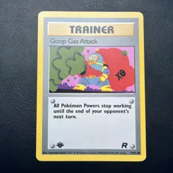 Goop Gas Attack 1st Edition Team Rocket 78/82 WOTC Vintage Pokemon - Image 1