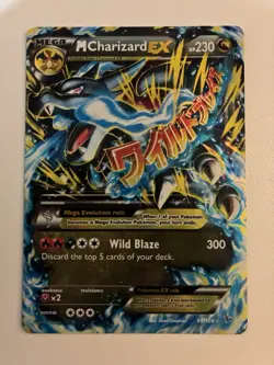 Pokemon M Charizard EX MEGA Ultra Rare Holo Flashfire 69/106 English 2014 LP - Image 1