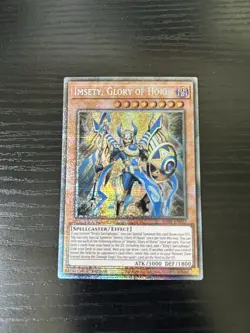 Imsety, Glory Of Horus EURO Starlight Rare RA05-EN027 1st Edition Yugioh NM - Image 1