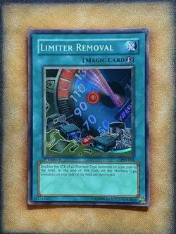 Yugioh Limiter Removal PSV-064 Super Rare 1st Ed MP - Image 1