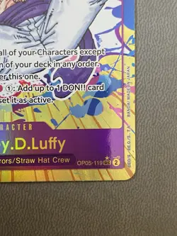 Monkey.D.Luffy OP05-119 SEC Alt Art Foil One Piece Awakening | NM ENGLISH - Image 5