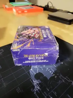 One Piece The Azure Sea’s Seven OP14-EB04 Booster Box 24 Packs New - Image 4