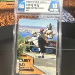 Fleer 2000 Adrenaline Danny Way #43 IGS 10 Gem Mint Skateboarding - Image 1