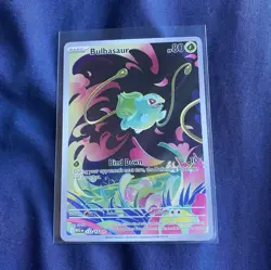 Pokemon Bulbasaur 133/132 Me01: Mega Evolution Holo Illustration Rare Near-Mint - Image 1