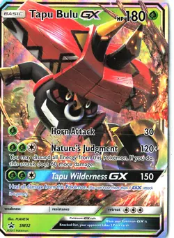 SM Promos Tapu Bulu GX SM32 Holo Trading Card 2016 Ungraded Pokemon TCG - Image 1