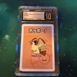 CGC 10 PRISTINE Pidgey Old Maid 2019 Japanese Pokemon Card - Image 1