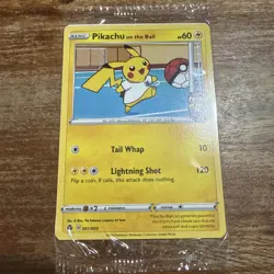 Pokemon Pikachu TCG On the Ball Promo Card 001/005 UK Exclusive, SEALED! - Image 1