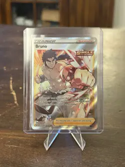 Bruno 158/163 Full Art Holo Supporter Ultra Rare Pokemon Card Battle Styles - Image 2