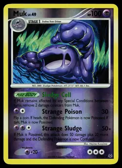 Pokemon Card - Muk Platinum 57/127 Uncommon Reverse Holo - Image 1
