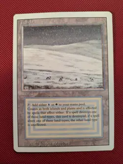 Tundra Revised LP/MP MtG Magic The Gathering - Image 1