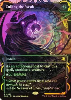 MTG Secrets of Strixhaven Mystical Archive Culling the Weak Foil 0027 - Image 1