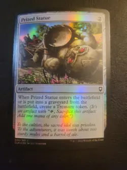 Prized Statue 334/361 FOIL Baldur's Gate Commander Legends Magic MTG CLB LP/NM - Image 1