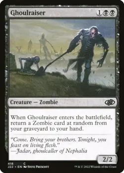 NM Ghoulraiser, MTG, Jumpstart 2022, Magic the Gathering, 418 - Image 1