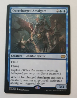 1x Overcharged Amalgam Crimson Vow MTG Magic the Gathering NM - Image 1