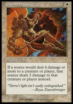 4x MTG Divine Presence, Light Play, English Invasion - Image 1