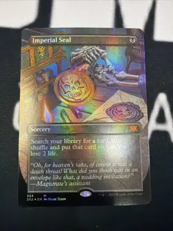MTG Imperial Seal Double Masters 2022 - NM Foil Borderless - Image 1