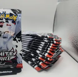 30x White Flare Booster Pack Lot of 30 Factory Sealed Pokemon TCG - Image 3