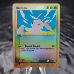 Pokemon TCG Nincada 68/97 EX Dragon Reverse Holo Foil Card Common Vintage ✨ - Image 1