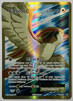 Pidgeot EX 104/108 (MP) Ultra Rare XY Series: Evolutions 2016 Pokemon Card TCG - Image 1