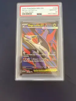 2025 POKEMON MEG EN-MEGA EVOLUTION ULTRA RARE #163 MEGA LATIAS EX PSA 10 - Image 1