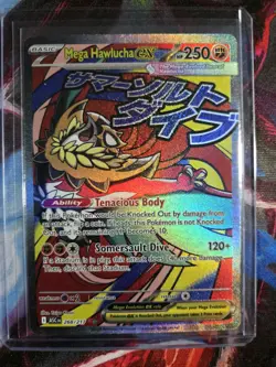 Pokemon TCG Mega Hawlucha Ex 268/217 - Ascended Heroes Mega Attack Rare NM - Image 1