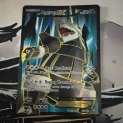 Pokemon TCG Aggron EX 153/160 XY-Primal Clash Ultra Rare Full Art Holo 180HP - Image 1
