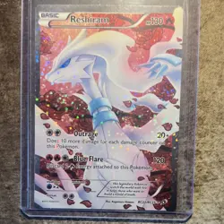 Pokemon Reshiram Full Art Ultra Rare RC22/RC25 Legendary Treasures Holo - Image 1
