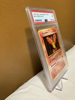 PSA 9 Japanese Fossil 1997 Moltres #146 HOLO - Image 3