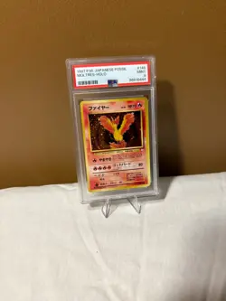 PSA 9 Japanese Fossil 1997 Moltres #146 HOLO - Image 5