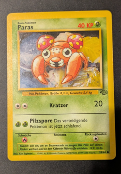 Pokemon TCG - Paras 59/64 Jungle - German MP - Image 1