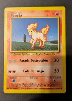 Pokemon TCG - Ponyta 60/102 - Base Set Spanish LP - Image 1